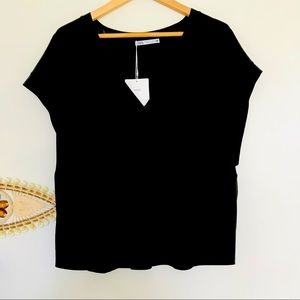 Zara V-Neck Top Size M